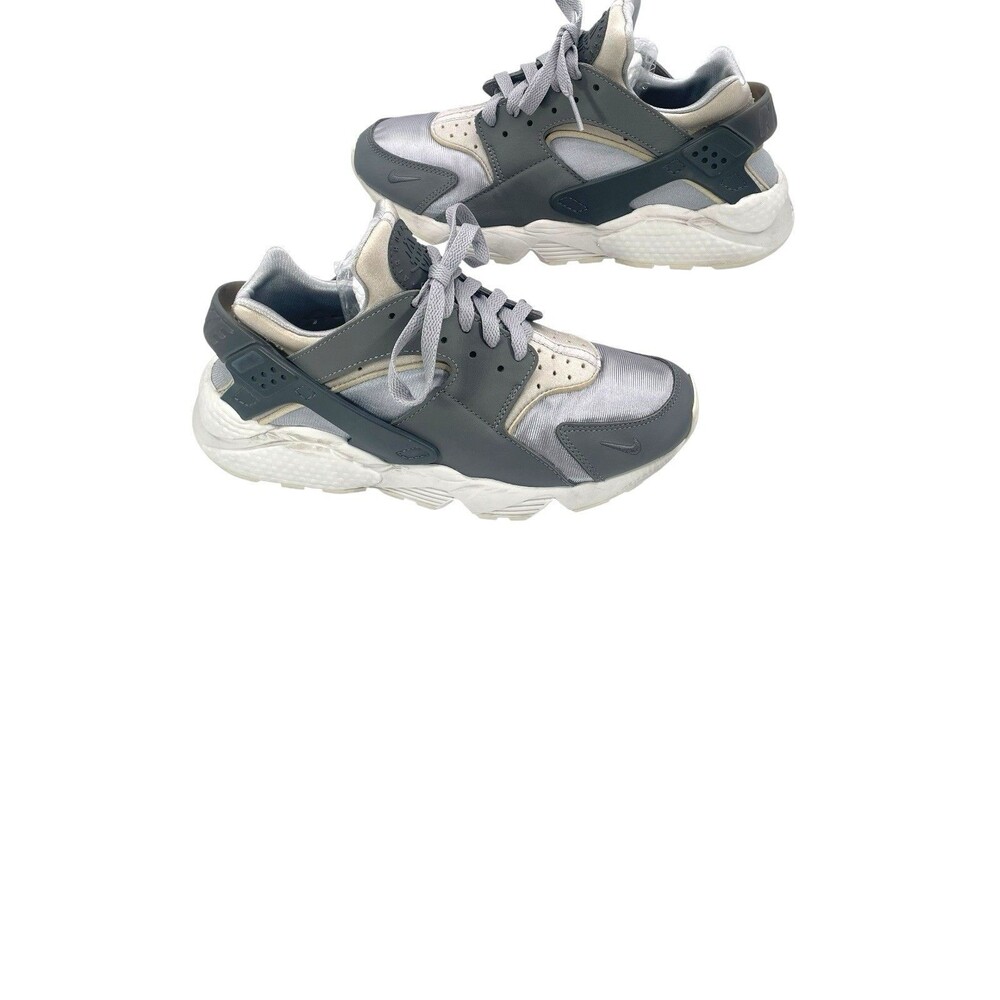 Nike Air Huarache Mens Size 8 Gray White Athletic Running Walking Shoes Sneakers